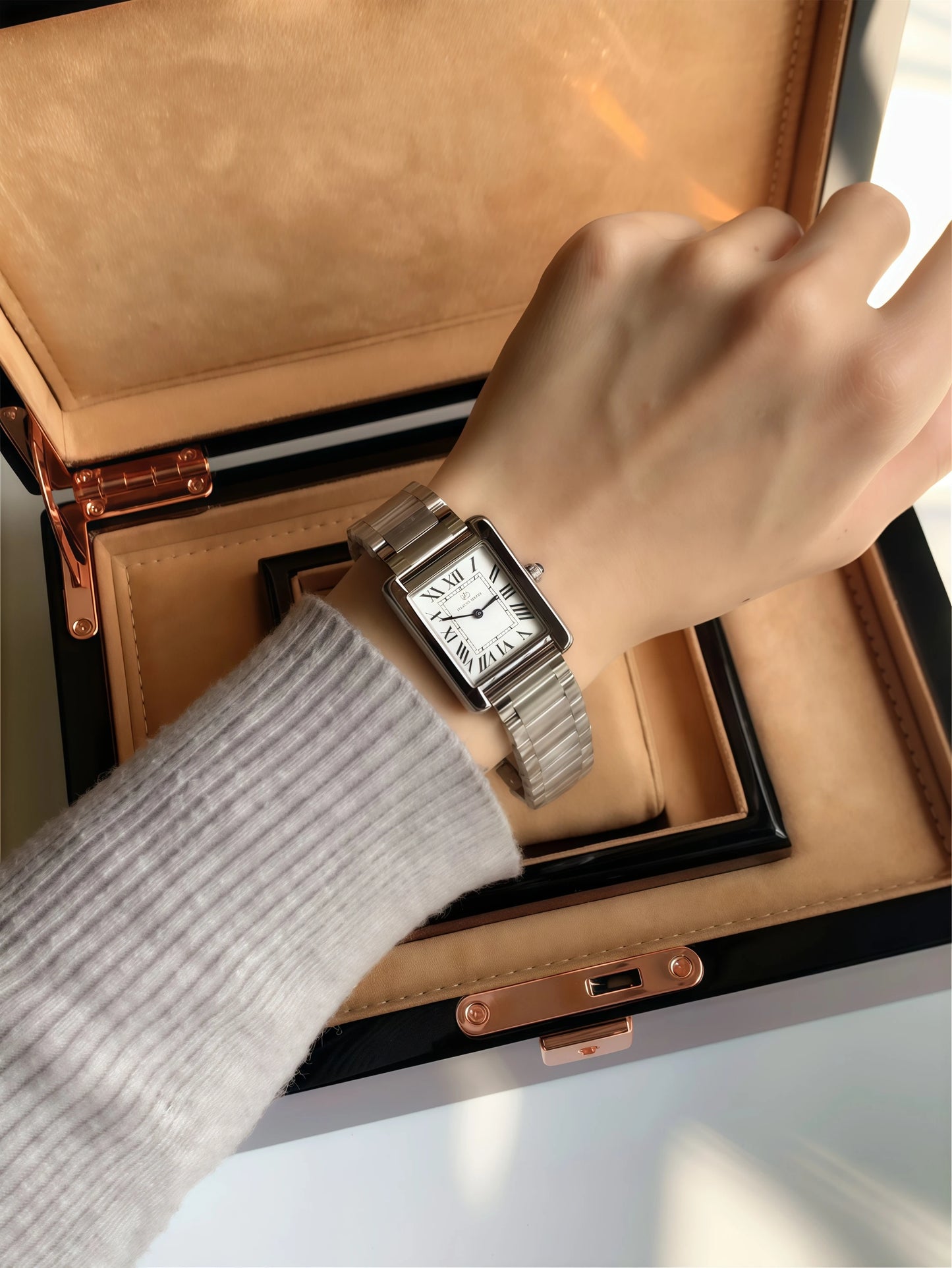 Bella Roma™ | Reloj Elegante de Acero Inoxidable con Diseño Sofisticado